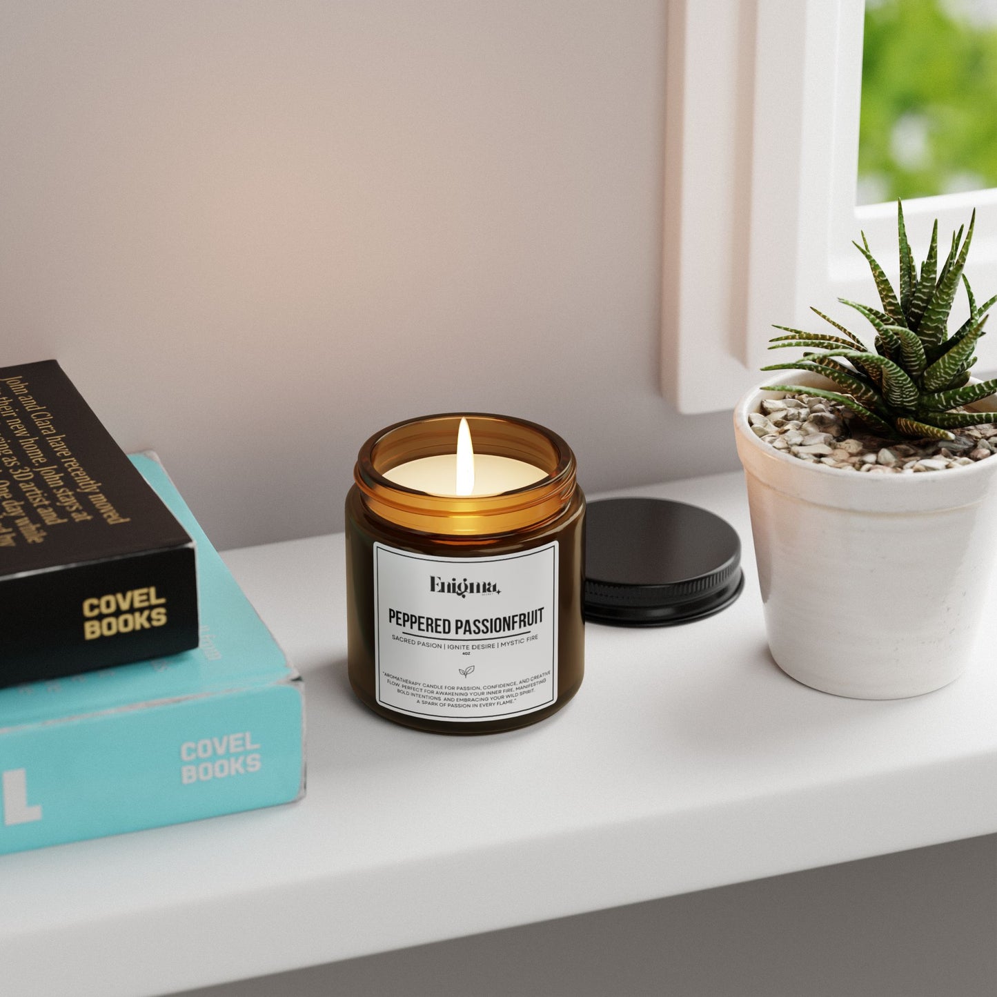 Peppered Passionfruit -  Sacred Candle - Enigma Secret