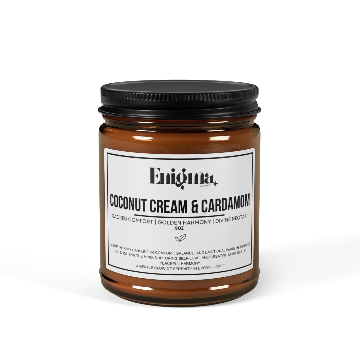 Coconut Cream & Cardamom - Sacred Candle - Enigma Secret
