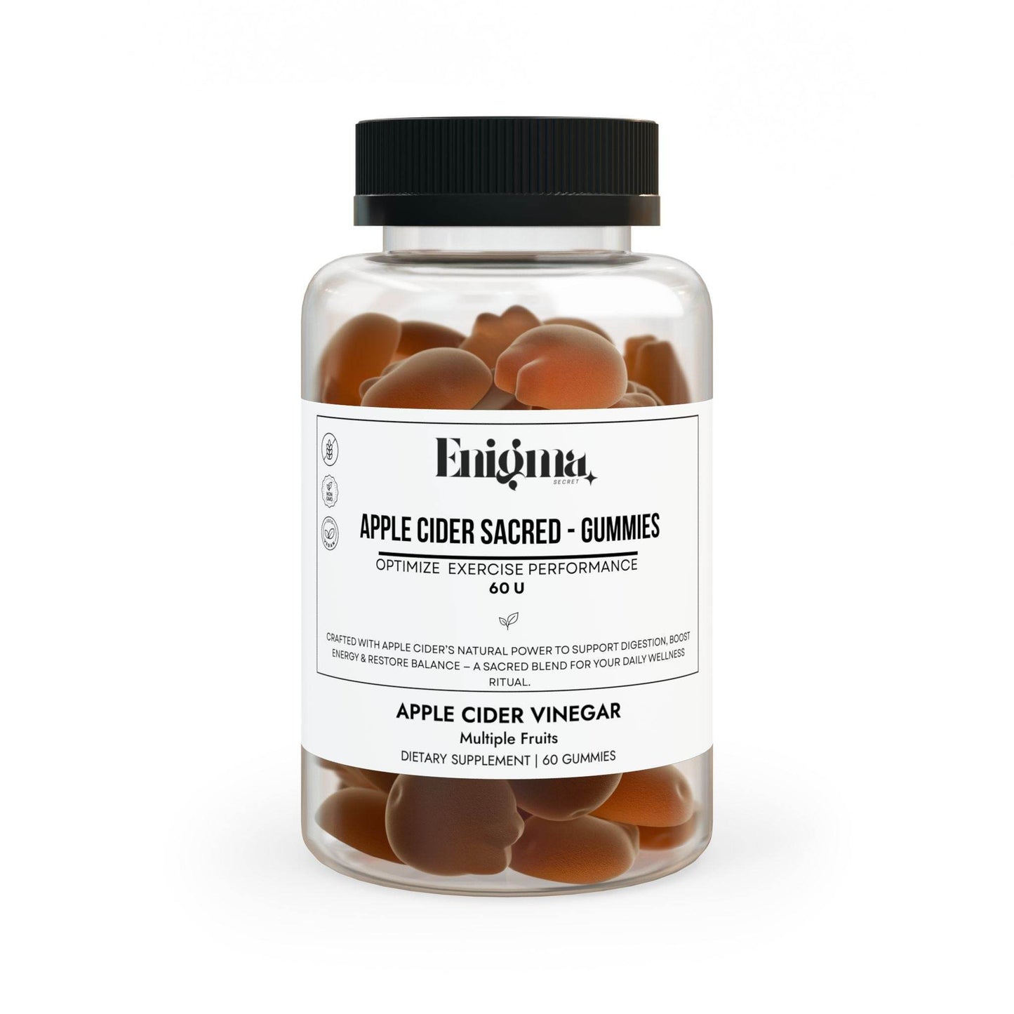 Apple Cider Vinegar Gummies (60 U) - Enigma Secret